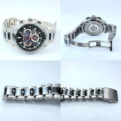 SEIKO ASTRON SBXB041 8X53 GPS SOLAR TITANIUM CERAMIC BLACK DIAL WATCH