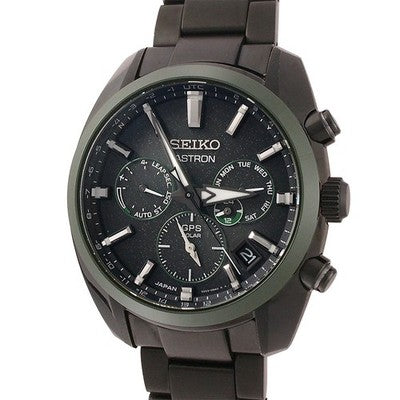SEIKO ASTRON SBXC079 5X53-0BD0 SOLAR GPS SATELLITE BLACK DIAL 42MM SS CERAMIC