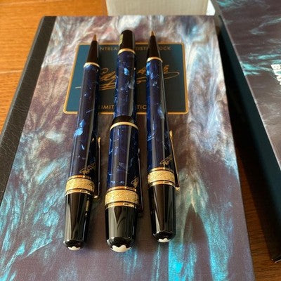 Montblanc 1998 Edgar Allan Poe Writers Set FP M 18K BP MP Unused w/ Box Rare