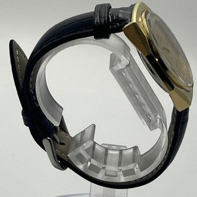 RADO VINTAGE 1970S AUTOMATIC 631.3173.2 GOLD DIAL OCTAGON LEATHER STRAP WATCH