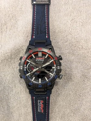 CASIO EDIFICE HONDA RACING ECB-2000HR-1AJR LIMITED WATCH BOX COMPLETE USED JP