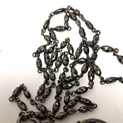 BLOODY MARY ARENA WALLET CHAIN 925 SILVER BLACK COATING JAPAN LUXURY RARE