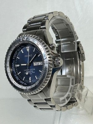 SEIKO LANDMASTER 5M43 0E80 KINETIC MENS WATCH WORKING JAPAN RARE VINTAGE