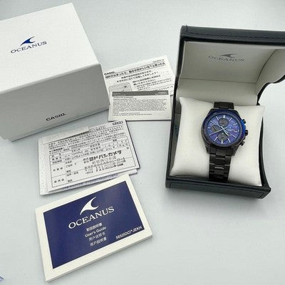 CASIO OCEANUS OCW-T4000AWB-2AJF TITANIUM SOLAR RADIO CONTROL WATCH BOX