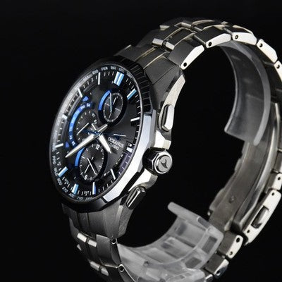 CASIO OCEANUS MANTA OCW-S3001-1AJF TITANIUM SOLAR RADIO WAVE MEN WATCH BLUE
