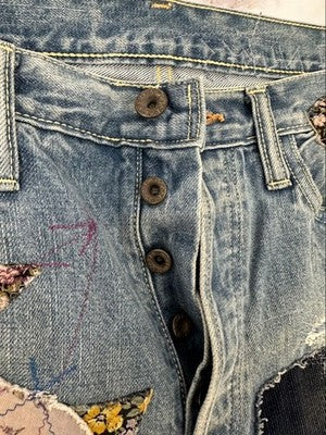 KAPITAL KR2008LP01 CISCO DENIM JEANS SIZE 34 BLUE JAPAN AUTHENTIC EXCELLENT