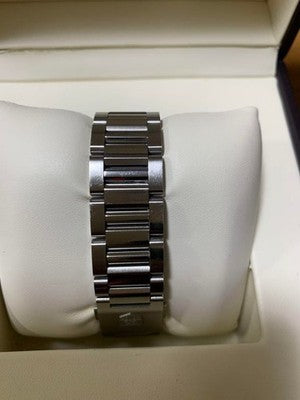 TAG HEUER CARRERA CALIBRE 5 AUTOMATIC WATCH WAR201D-1 WHITE DIAL SS/SS WITH BOX