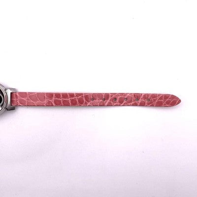 LOUIS VUITTON TAMBOUR BIJOU SECRET Q151R QUARTZ DIAMOND PINK DIAL LADY'S WATCH