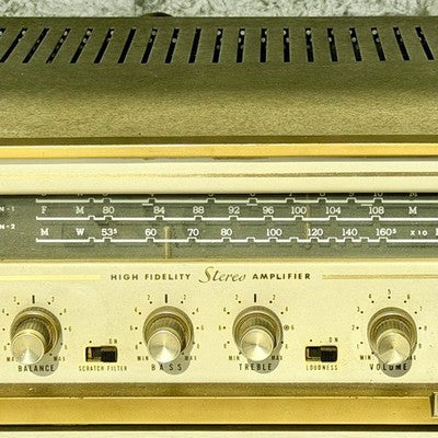 SANSUI SM-33 HI-FI STEREO AMPLIFER VACUUM TUBE RECEIVER FOR PARTS OR NOT WORKING