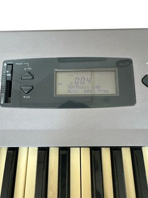 KORG N264 SYNTHESIZER 61-KEY WORKSTATION W/ CASE MANUAL TESTED FROM JAPAN AS IS