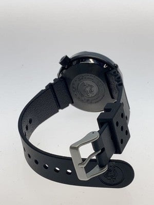 SEIKO PROSPEX MARINEMASTER QUARTZ 7C46-0AH0 MEN'S BLACK ANALOG WATCH