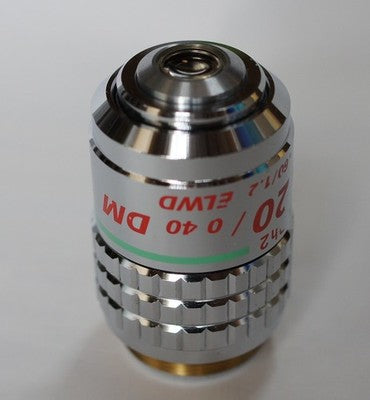 Nikon NCF Plan 20x ELWD DM Ph2 Objective Lens 160/1.2mm For Diaphot Inverted
