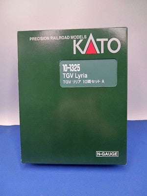 KATO 10-1325 TGV LYRIA 10 CAR SET N SCALE MODEL TRAIN MOTOR LIGHT TESTED