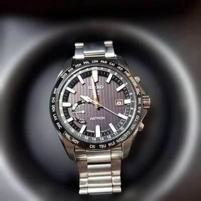 SEIKO ASTRON 8X22-0AG0 GPS SOLAR WATCH USED W/ BOX & MANUAL