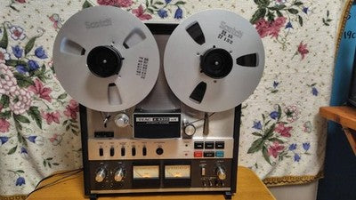 TEAC A-6300 MK II OPEN REEL TAPE DECK 10.5" REEL CLAMPS MANUAL TESTED JAPAN