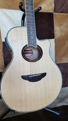YAMAHA APX-700II-12 NT 12 STRING ELECTRO ACOUSTIC GUITAR W/HARD CASE
