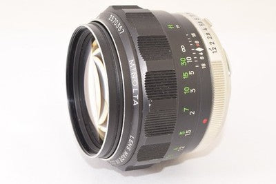 MINOLTA MC ROKKOR-PG 58MM F1.2 LARGE-APERTURE LENS FOR PARTS NOT WORKING