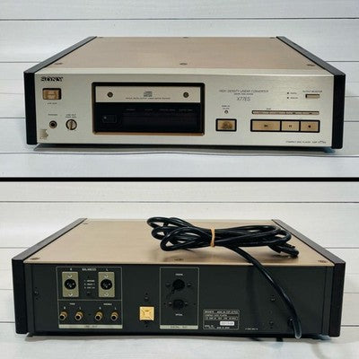 SONY CDP-X77ES HIGH-END VINTAGE CD PLAYER - WORKING - WITH REMOTE & MANUAL