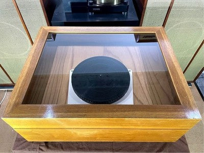 GARRARD 301 50HZ TURNTABLE WITH TRIPLE ARM CABINET / INSTRUCTION MANUAL INCLUDED