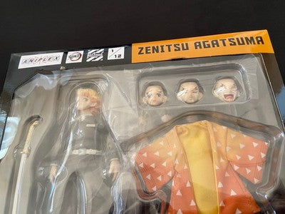 KIMETSUNO YAIBA ZENITSU AGATSUMA BUZZMOD 1/12 SCALE ACTION FIGURE ANIPLEX MINT