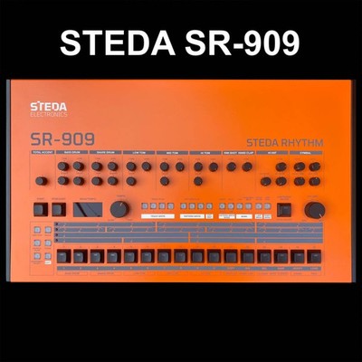 STEDA ELECTRONICS SR-909 DRUM MACHINE TR-909 CLONE ANALOG RHYTHM UNIT NEW DIY