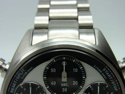SEIKO PROSPEX SPEEDTIMER SOLAR CHRONOGRAPH SBER001 MEN'S 8A50 MOVEMENT 1/100 SEC