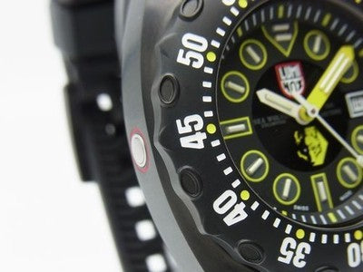LUMINOX 1526 SEAWOLF DEEP DIVE SCOTT CASSELL AUTOMATIC 44MM MEN'S DIVE WATCH