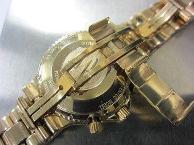 RAYMOND WEIL AMADEUS 200 AUTO CHRONOGRAPH 7750 GOLD WATCH REF7705 JP