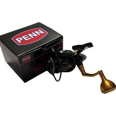 PENN SLAMMER III 5500 SLAMMER IV SPINNING REEL MADE IN USA BLACK GOLD
