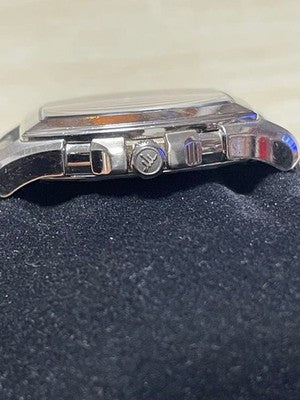 SEIKO CREDOR PACIFIC 8J82-0AC0 QUARTZ DATE BLACK DIAL MENS STAINLESS STEEL WATCH