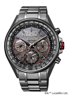 CITIZEN ATTESA STAR WARS DARTH VADER CC4006-61E GPS SOLAR WATCH LTD 1500 FULL