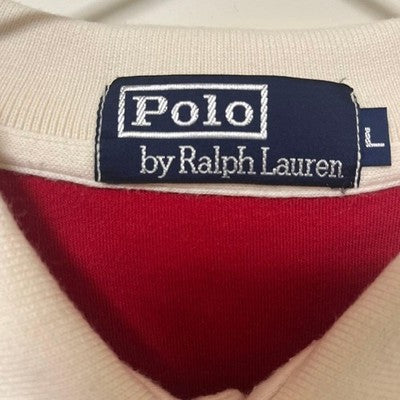 POLO RALPH LAUREN 1992 STADIUM COLLECTION POLO SHIRT RL92 L RARE VINTAGE