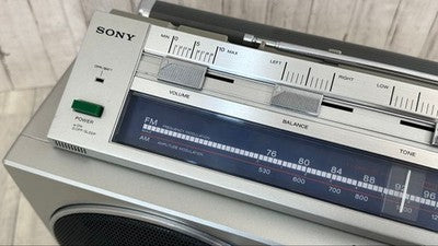 SONY CFS-77 BLUETOOTH RADIO CASSETTE BOOMBOX MAINTAINED TESTED VINTAGE JAPAN