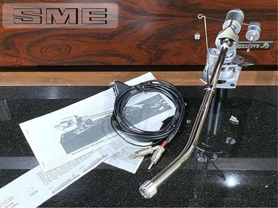 SME 3012 S2 LONG TONEARM AUDIO STATION CABLE WEIGHT SET LIFTER OIL REFILLED