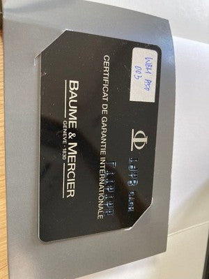 BAUME & MERCIER CLASSIMA EXECUTIVE MOA08461 MANUAL WATCH 42MM STAINLESS STEEL