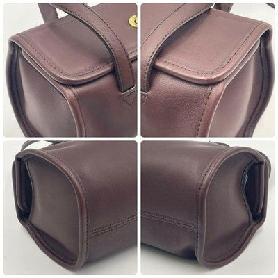 COACH EXCELLENT CONDITION OLD COACH 9045 LEATHER 2WAY BAG TURN LOCK & SHOULDER