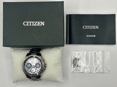 CITIZEN SATELLITE WAVE F900 GPS ECO DRIVE TITANIUM MEN'S WATCH BOX MANUAL