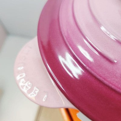 LE CREUSET COCOTTE EVERY 18 BERRY WITH INNER LID RARE NEW JP