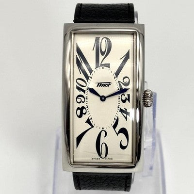 TISSOT HERITAGE BANANA Z181 QUARTZ WHITE DIAL MEN'S WATCH TESTED IN BOX