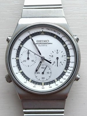 SEIKO 7A28-7010 CHRONOGRAPH QUARTZ WATCH TESTED WORKING JAPAN MADE