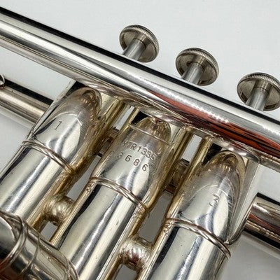 YAMAHA YTR-1335S SILVER Bb TRUMPET W/ 11B4 MOUTHPIECE HARD CASE JAPAN