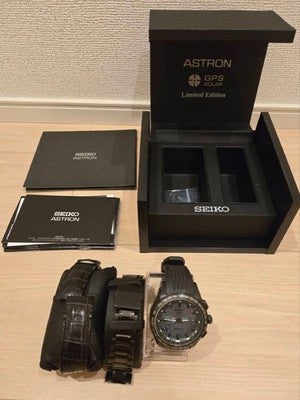 SEIKO ASTRON LIMITED EDITION SBXB091 8X22-0AF0 GPS SOLAR TITANIUM MEN'S WATCH