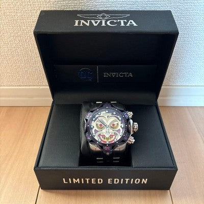 INVICTA JOKER 33810 LIMITED EDITION ANALOG MEN'S WATCH JAPAN NEAR MINT