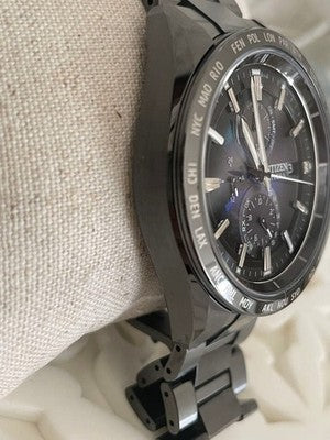 CITIZEN ATTESA AT8286-65E ECO-DRIVE RADIO SOLAR SUPER TITANIUM WATCH BOXED