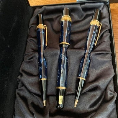 Montblanc 1998 Edgar Allan Poe Writers Set FP M 18K BP MP Unused w/ Box Rare