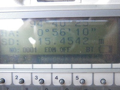 NIKON GF-10 TOTAL STATION - ANGLE & DISTANCE - FOR PARTS OR NOT WORKING