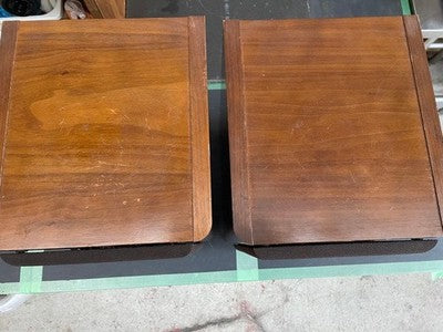 ONKYO D-500II LIVERPOOL BOOKSHELF SPEAKERS PAIR TESTED WORKING W/ PIONEER CABLES