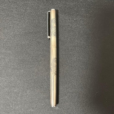 PILOT ROLLERBALL PEN LAUREATE STERLING SILVER CAP TYPE USED DRAGON EXCELLENT