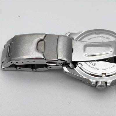 SEIKO PROSPEX PADI V147-0CS0 SOLAR DIVER 200M WATCH BLACK DIAL JAPAN GOOD