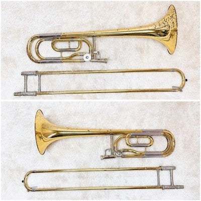 YAMAHA YSL-620 TENOR BASS TROMBONE Bb/F WITH MOUTHPIECE HARD CASE JAPAN